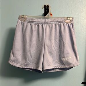 Nike Women's Light Blue Athletic Shorts